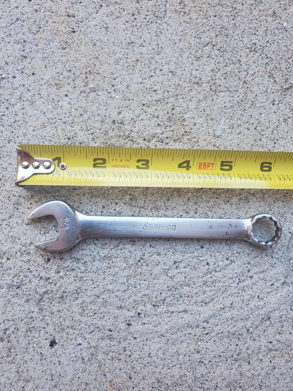 Vintage Snap-on Tools OEX180 9/16” SAE Combination Wrench – Made in USA