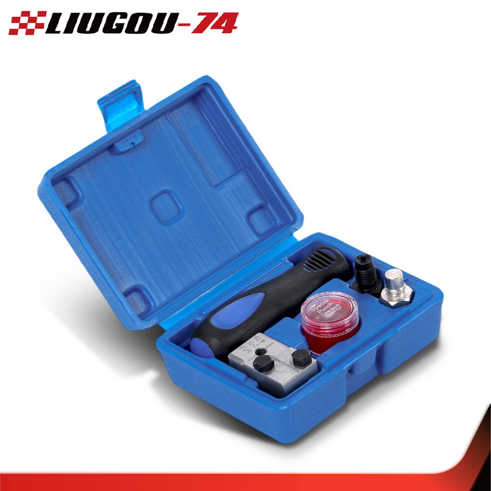 Universal Handheld Car Brake Line Flaring Tool Kit 3/16» Single Flare W/Storage
