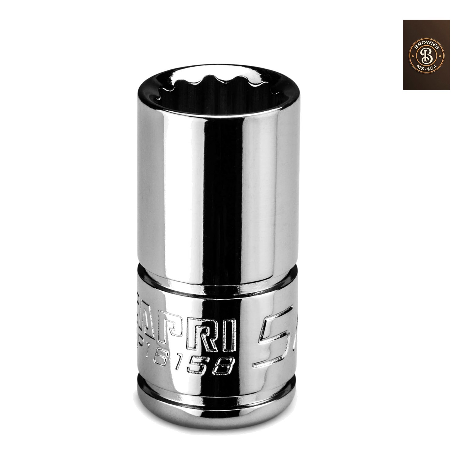 5/16 in. Shallow Socket, 1/4 in. Drive, 12-point, SAE CP16158