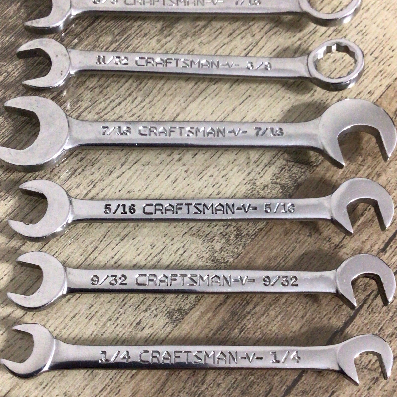 Craftsman V Series Small Wrench Mixed Lot of 8