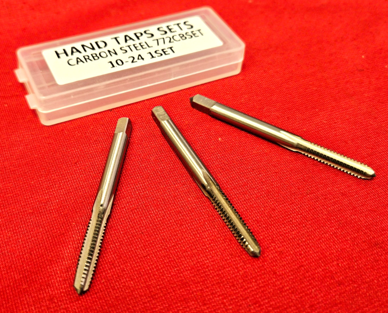 A1 467-01024 10-24 NC Carbon Steel Tap Set 3PC Taper Plug Bottom