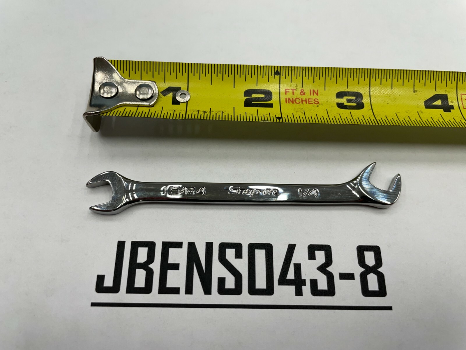 Snap-On Tools USA NEW 15/64″ 1/4″ SAE Offset Open End Ignition Wrench DS1516A