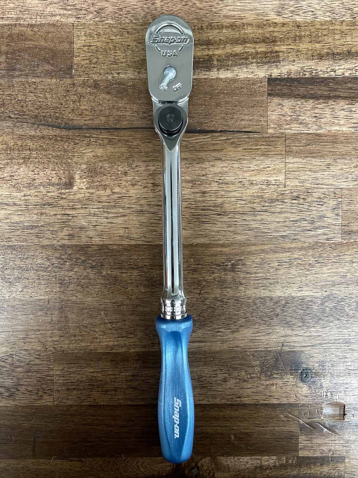 *NEW* Snap On Tools FHD80MP 3/8″ Indexing Head PEARL Blue Hard Handle Ratchet