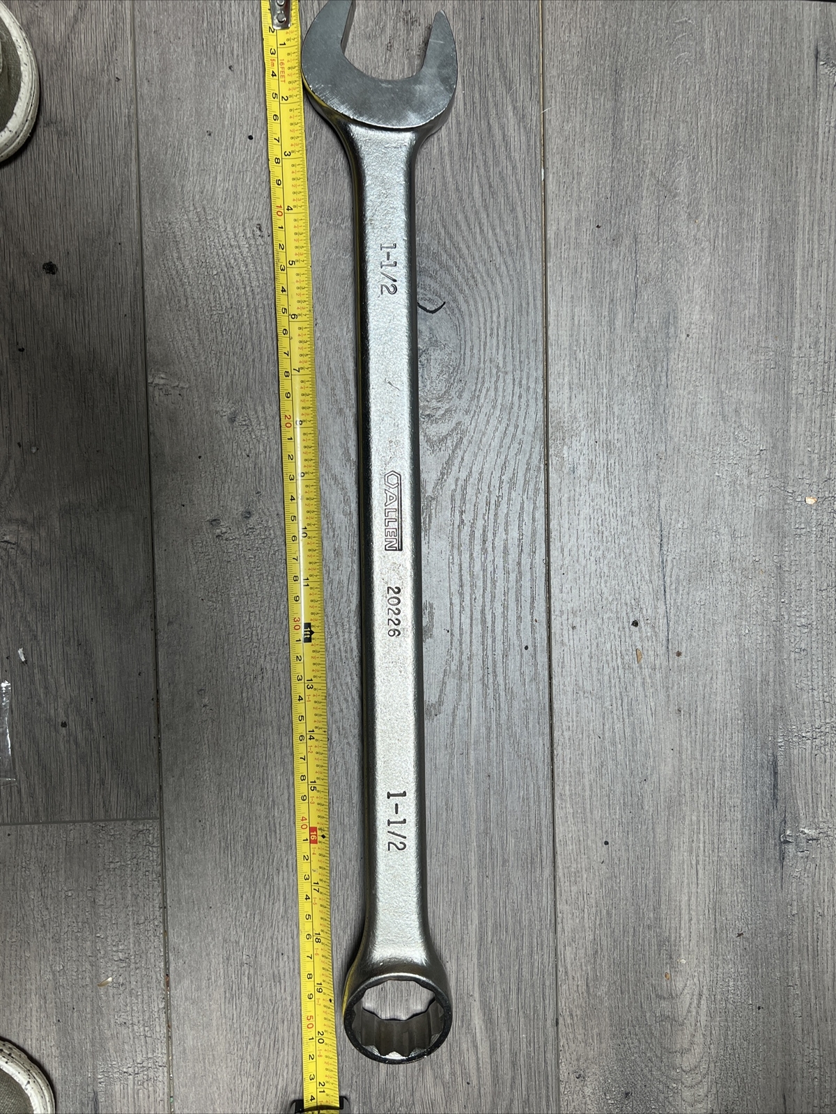 ALLEN 20226 12 POINT COMBINATION WRENCH – 1-1/12 NICKEL STEEL 20” Long