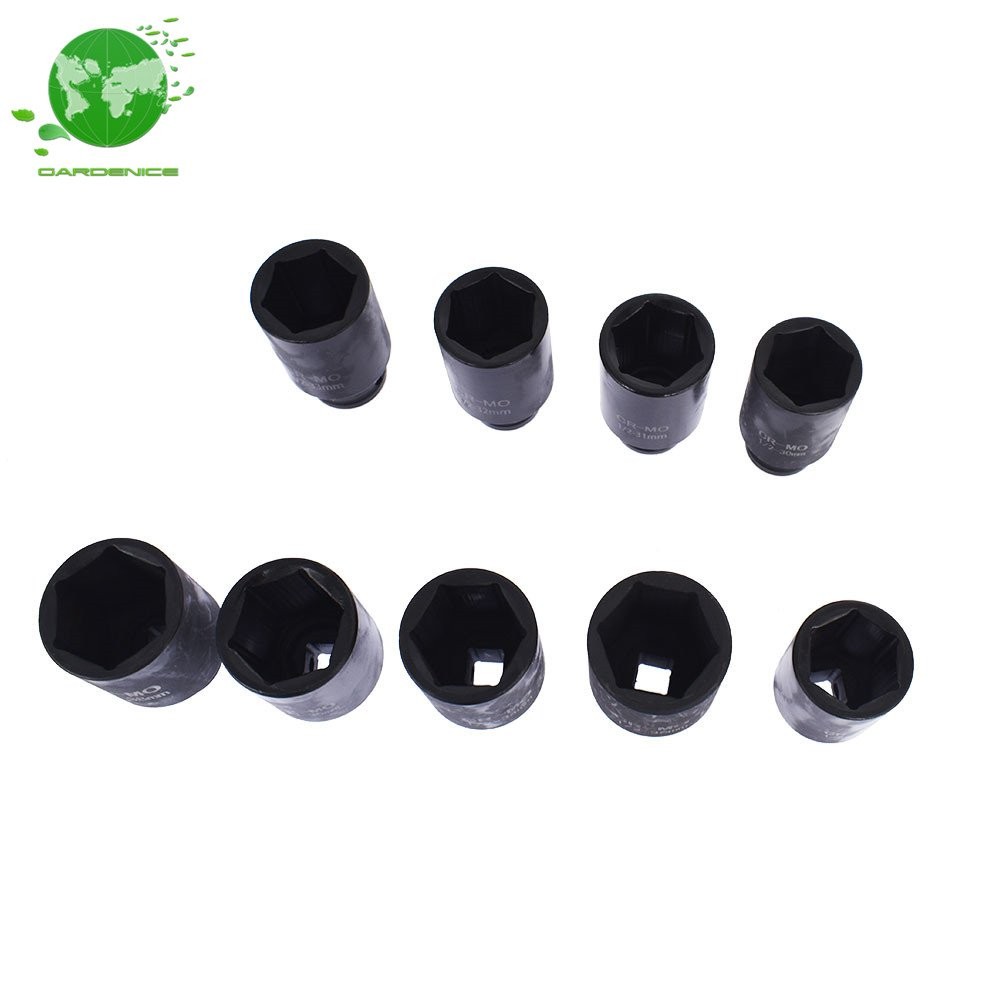 1/2″ Drive Metric Axle Hub Nut Sockets 29-38mm 9PCS Deep Impact Socket w/ Case