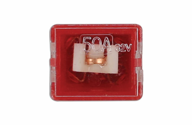 Connect 30492 J Type Cartridge Fuse Red 50-Amp Pk 10
