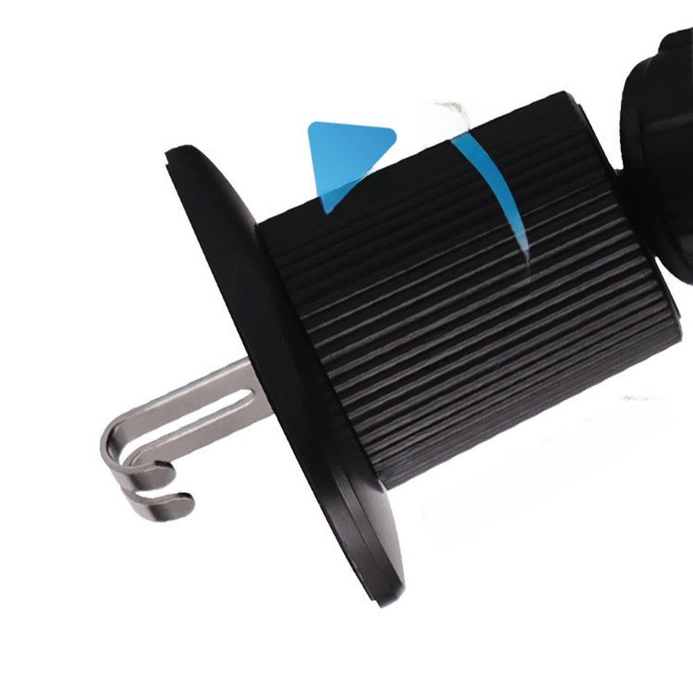 Black Silver Car Air Vent Phone Holder Compatible with Phones For 47 to 72 Inch