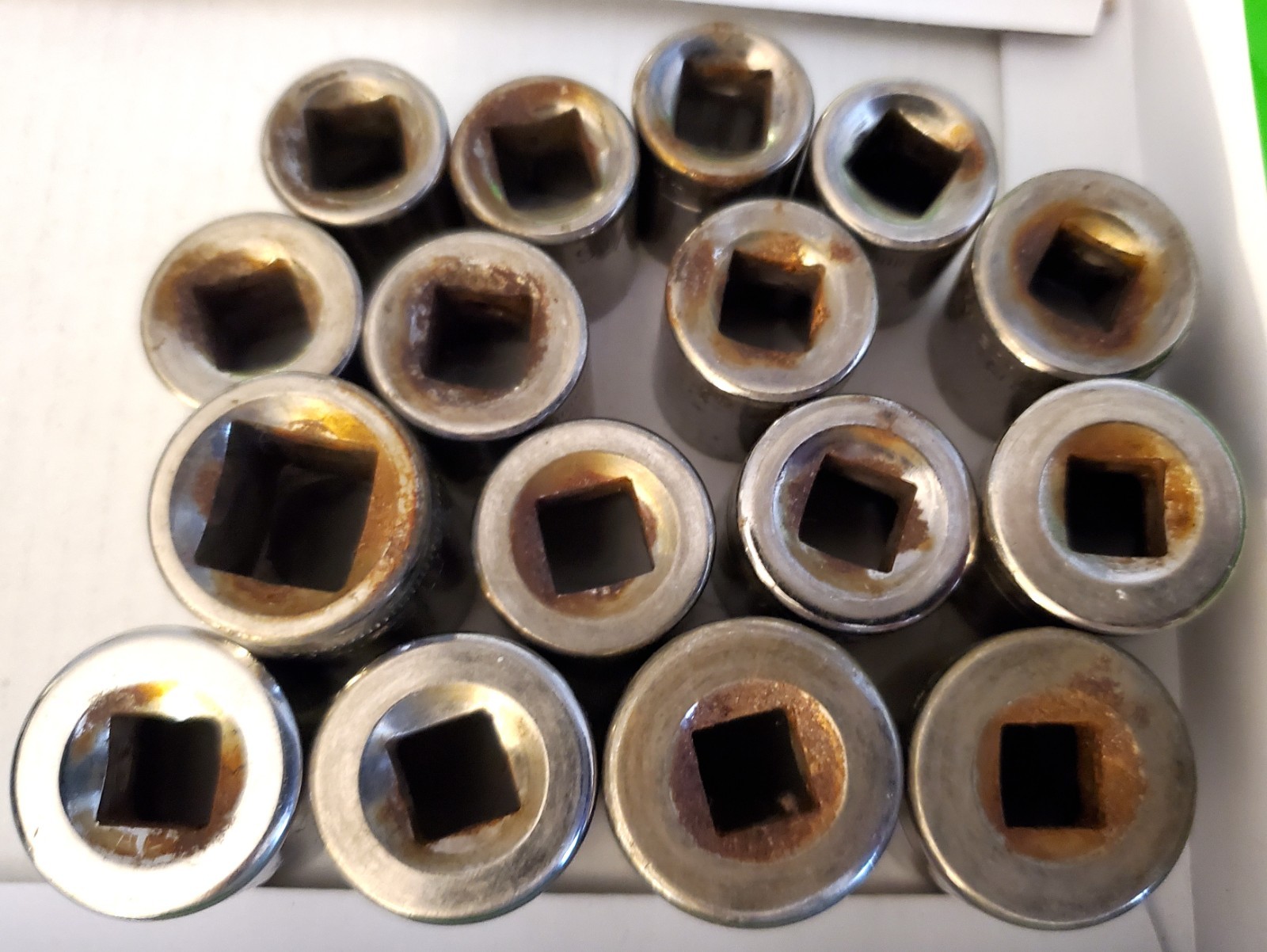 CRAFTSMAN ~ SOCKETS ~ 3/8 » DRIVE – LOT OF 16 – 14, 15, 16, 17, 19mm +++