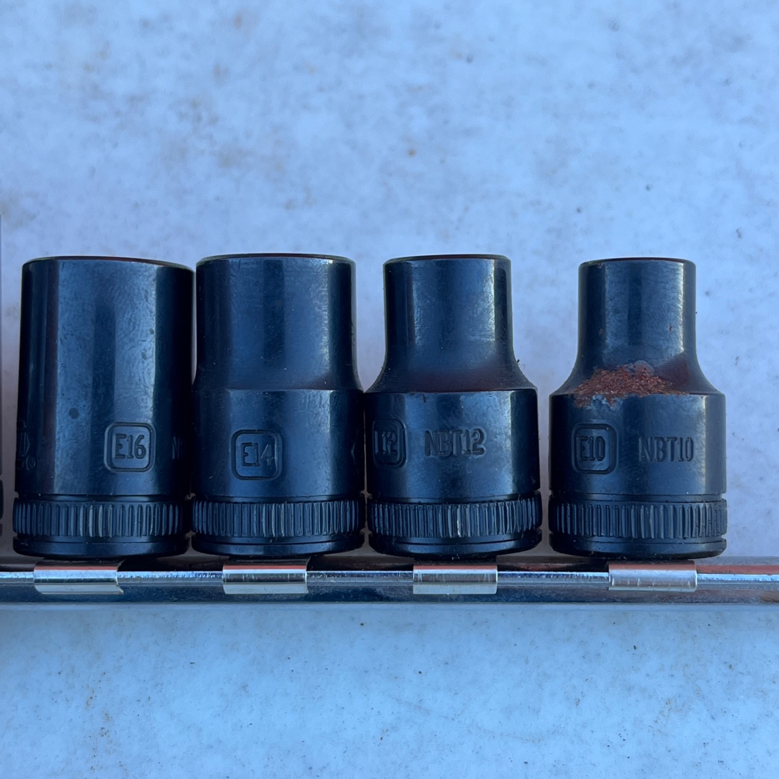 NAPA 3/8″ Drive external torx NTT418 Impact sockets E10 E12 E14 E16 E18 NBT10