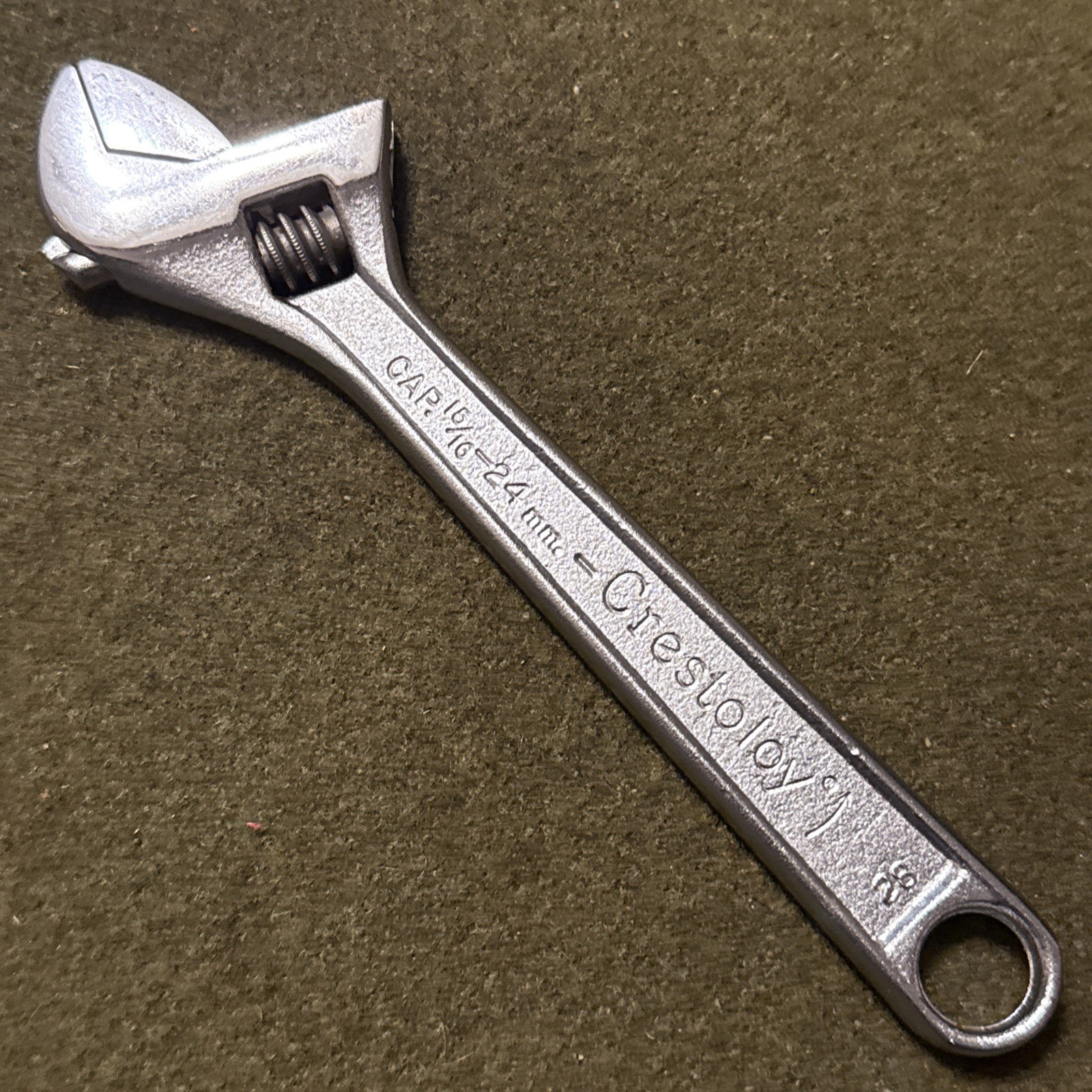 Vintage Crescent 8″ Adjustable Wrench Crestoloy Steel USA 🇺🇸 NOS