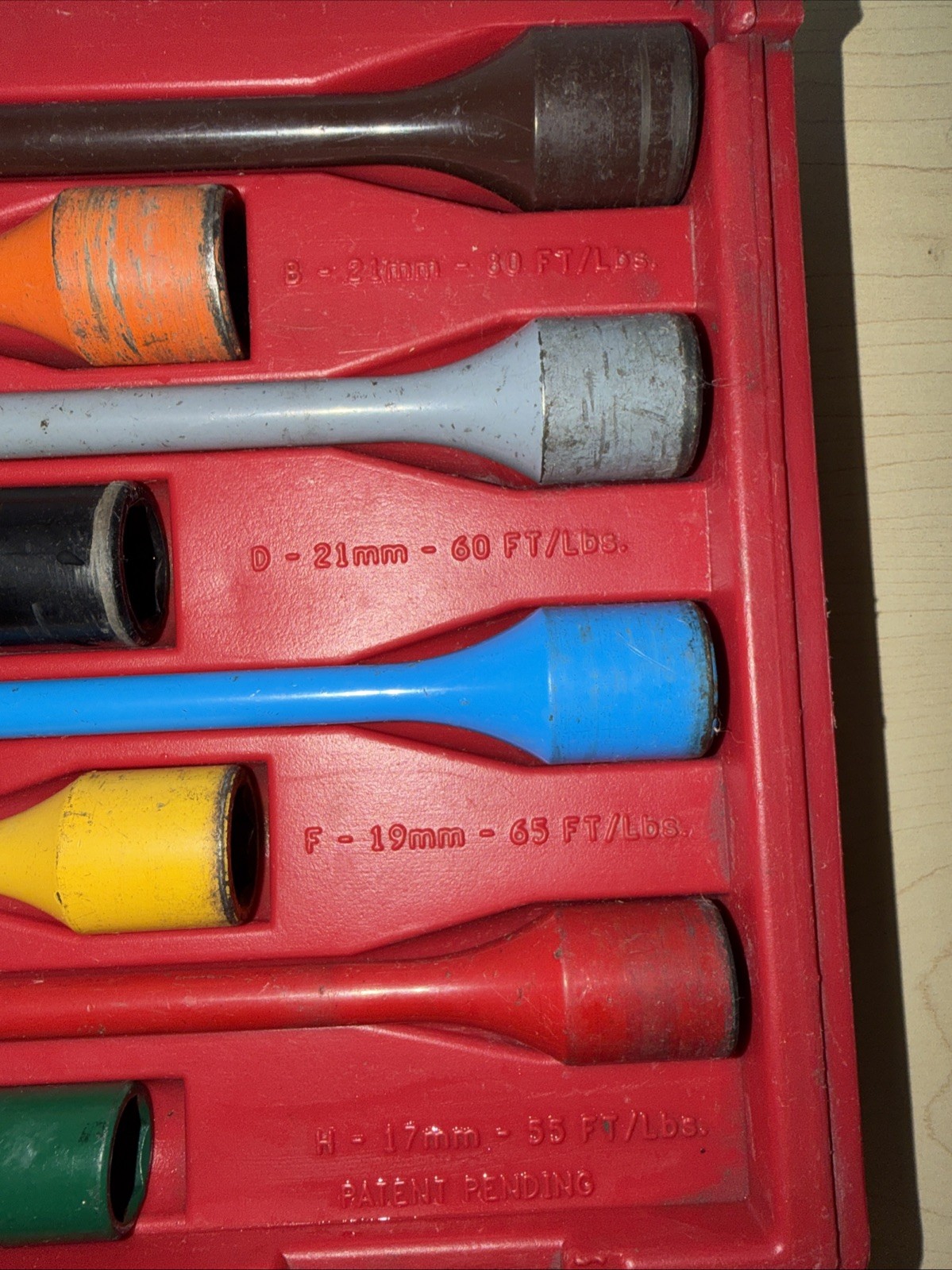 Vintage Professional WTK1500 8pc Wheel Torque Master Sockets Kit USA Made