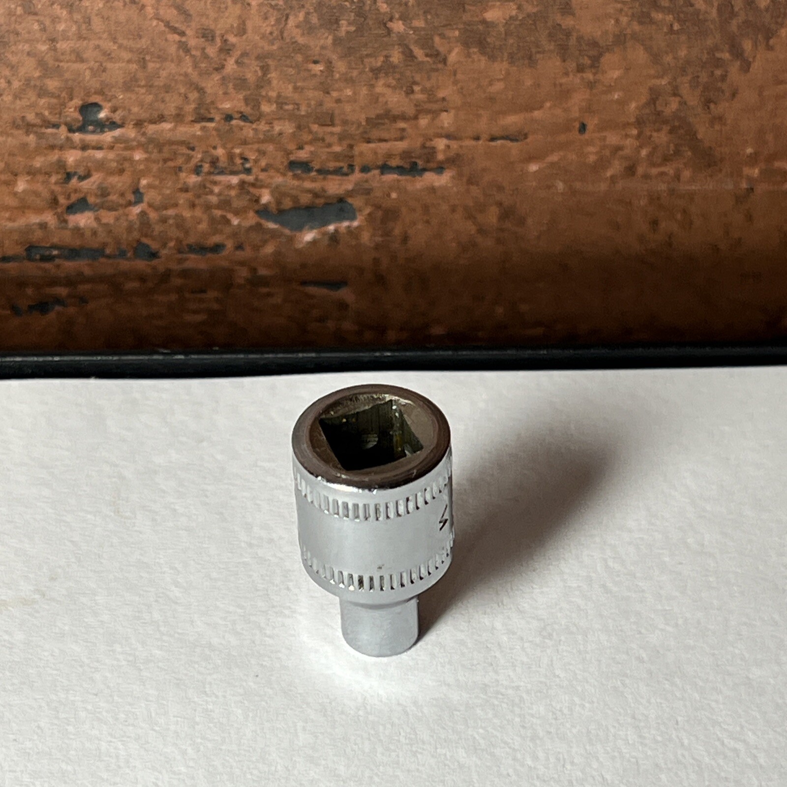 Snap On USA 4mm 6 Point 1/4″ Drive Shallow Socket TMM4 4 MM
