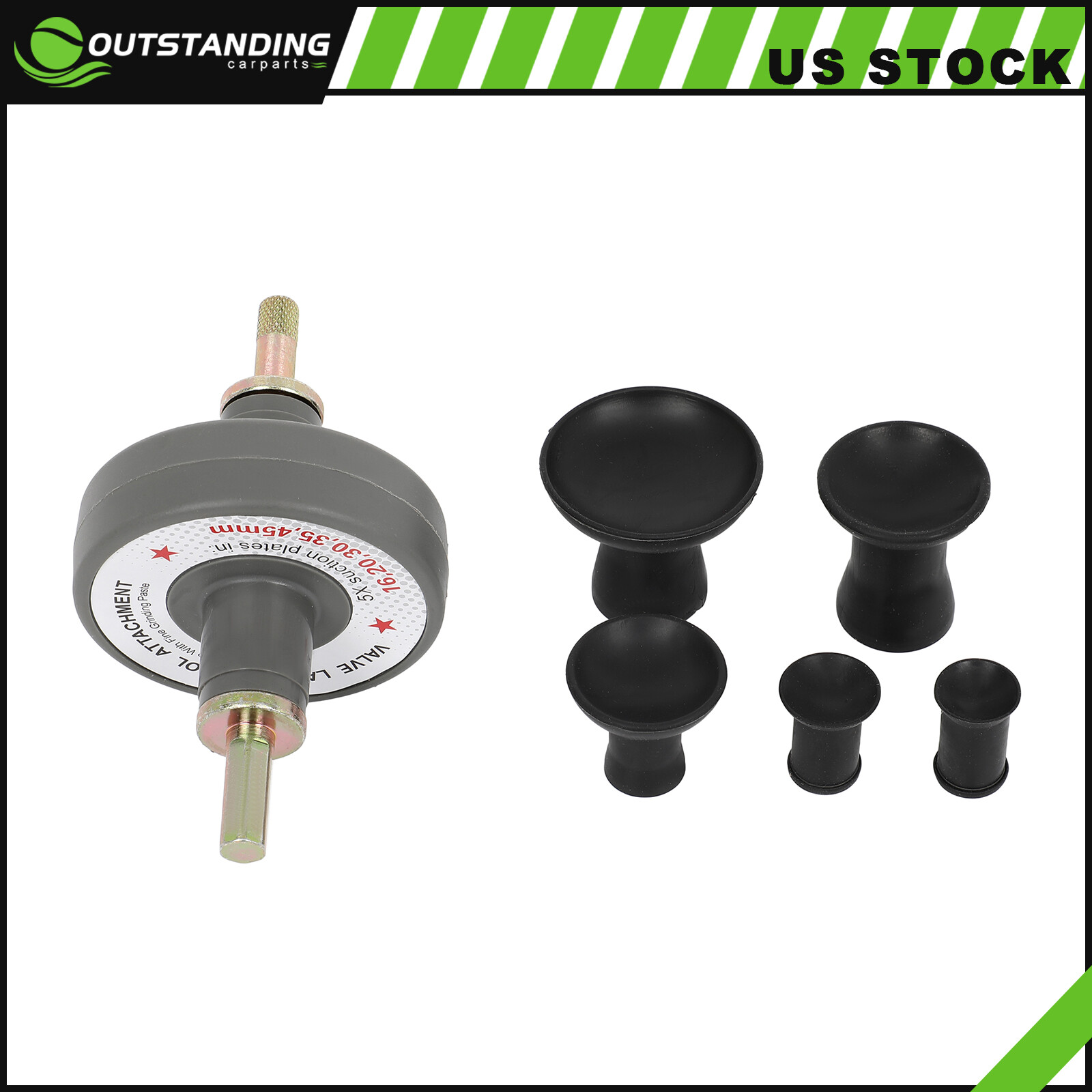 20-45mm Valve Lapping Attachment Tool Drill Valve Grinding Kit Valve Lapper Kit