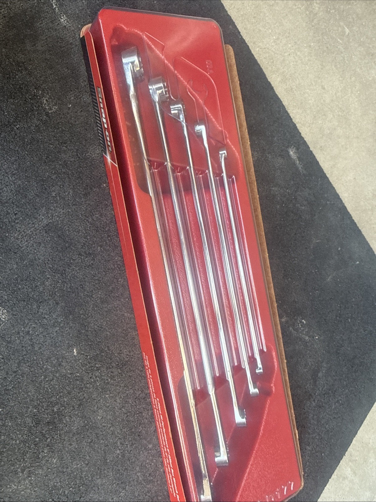 For Snap-on 5pc SAE High Performance 0° Box End Wrench Set XDHF605 Open Box New