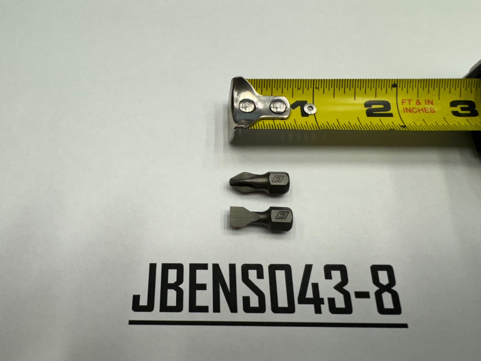 Snap-on Tools NEW 2pc 1/4″ Hex Phillips & Flat Head Stubby Low Profile Bit Set