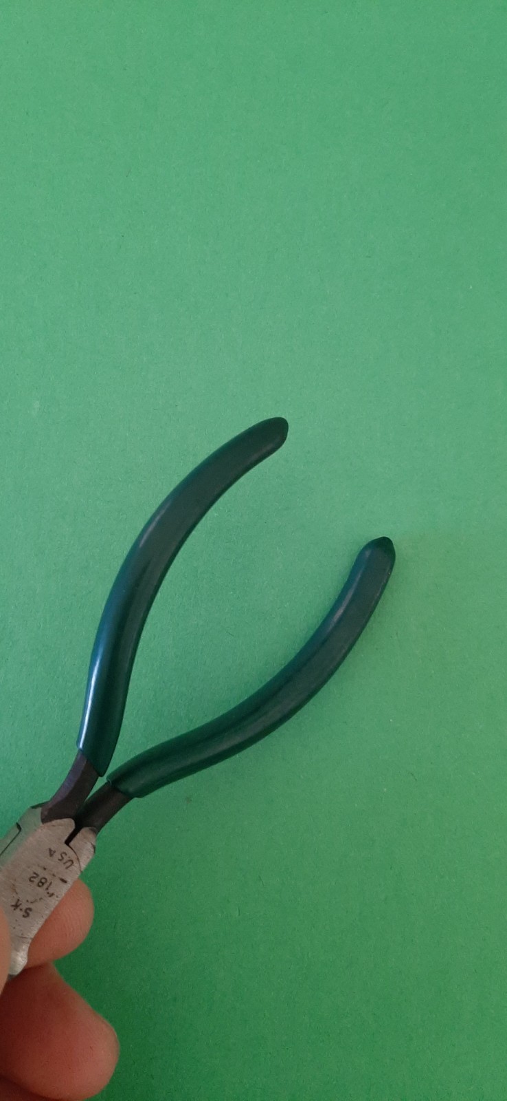 NOS NEW SK Tools 182 Precision End Cutter Nippers Pliers Wire Snips S-K READ 1R