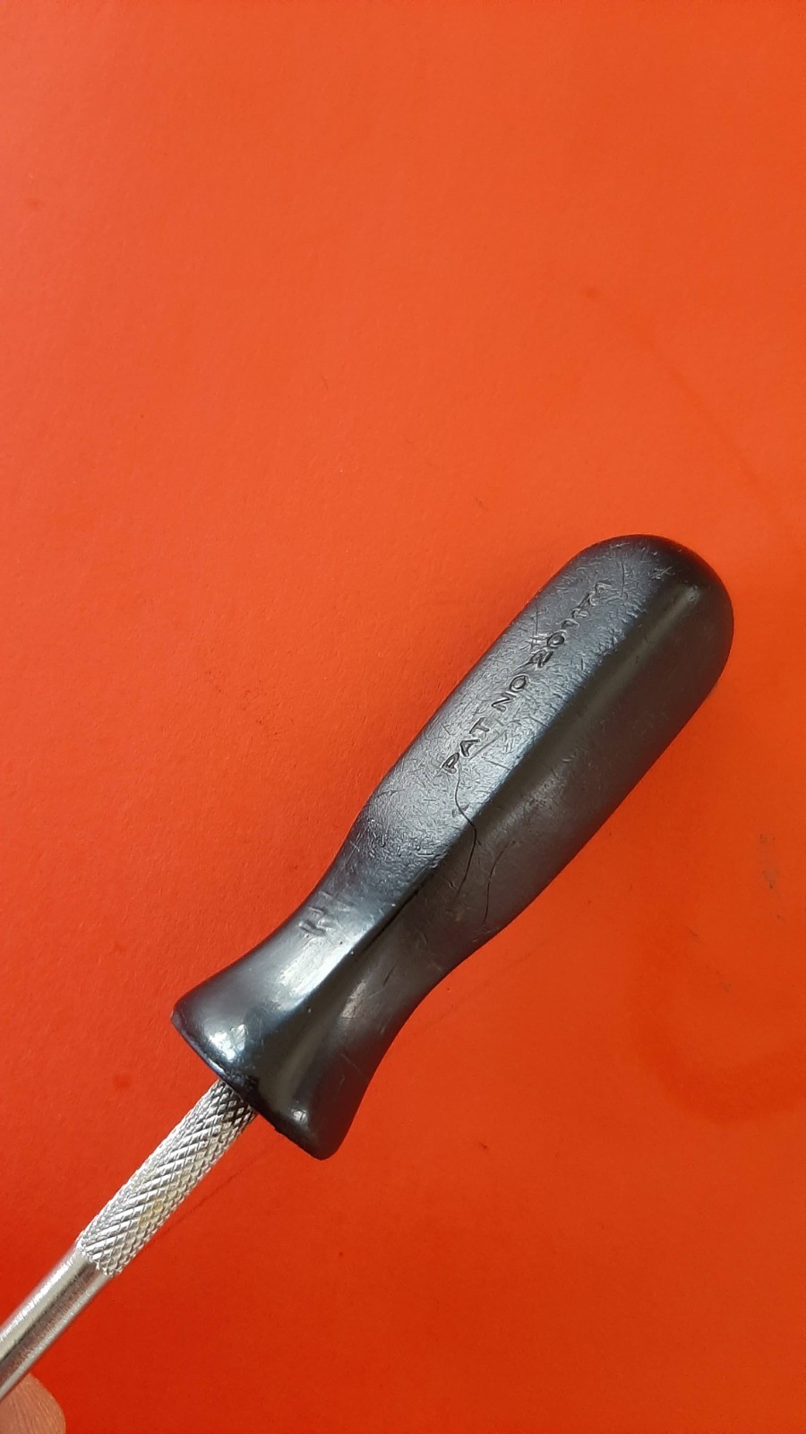 Snap-on Tools SSD143 1/4″ Flat Tip Slotted Screwdriver Hard Black Handle USA