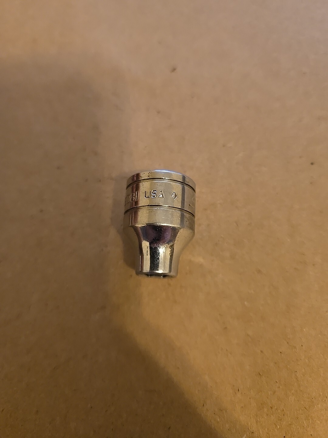 Snap On Tools 3/8″ Drive 1/4″ 6PT Shallow Chrome Socket FS081