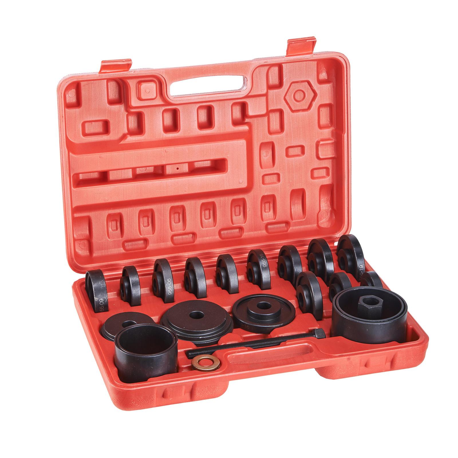 Front Wheel Drive Bearing Removal. Adapter Puller Pulley Tool Kit W/Case 23PCs