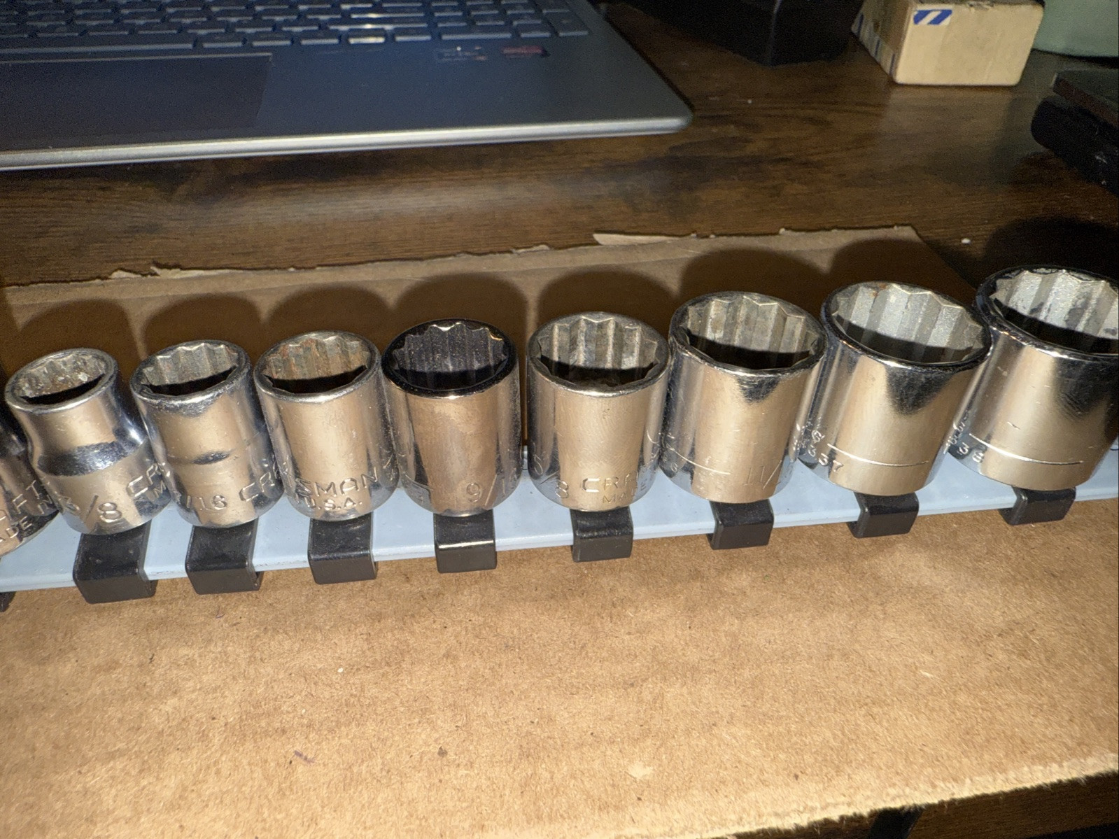 14pc Craftsman 3/8″ Dr SAE 12pt Shallow Sockets 3/8-13/16″+ 6pt Deep 3/8-11/16″