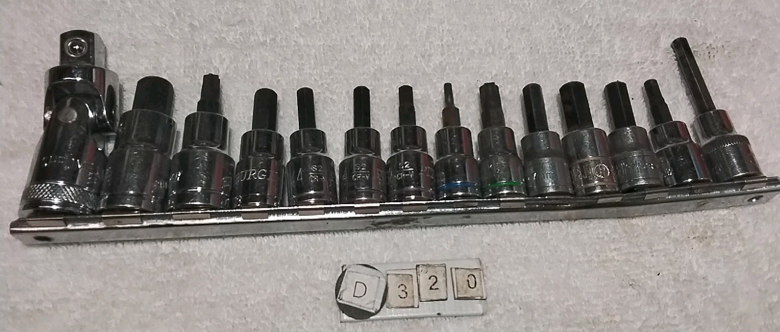 14PC 3/8″& 1/2″ DRIVE ASSORTED BRANDS & SIZES HEX & TORX SOCKET SET SAE-METRIC