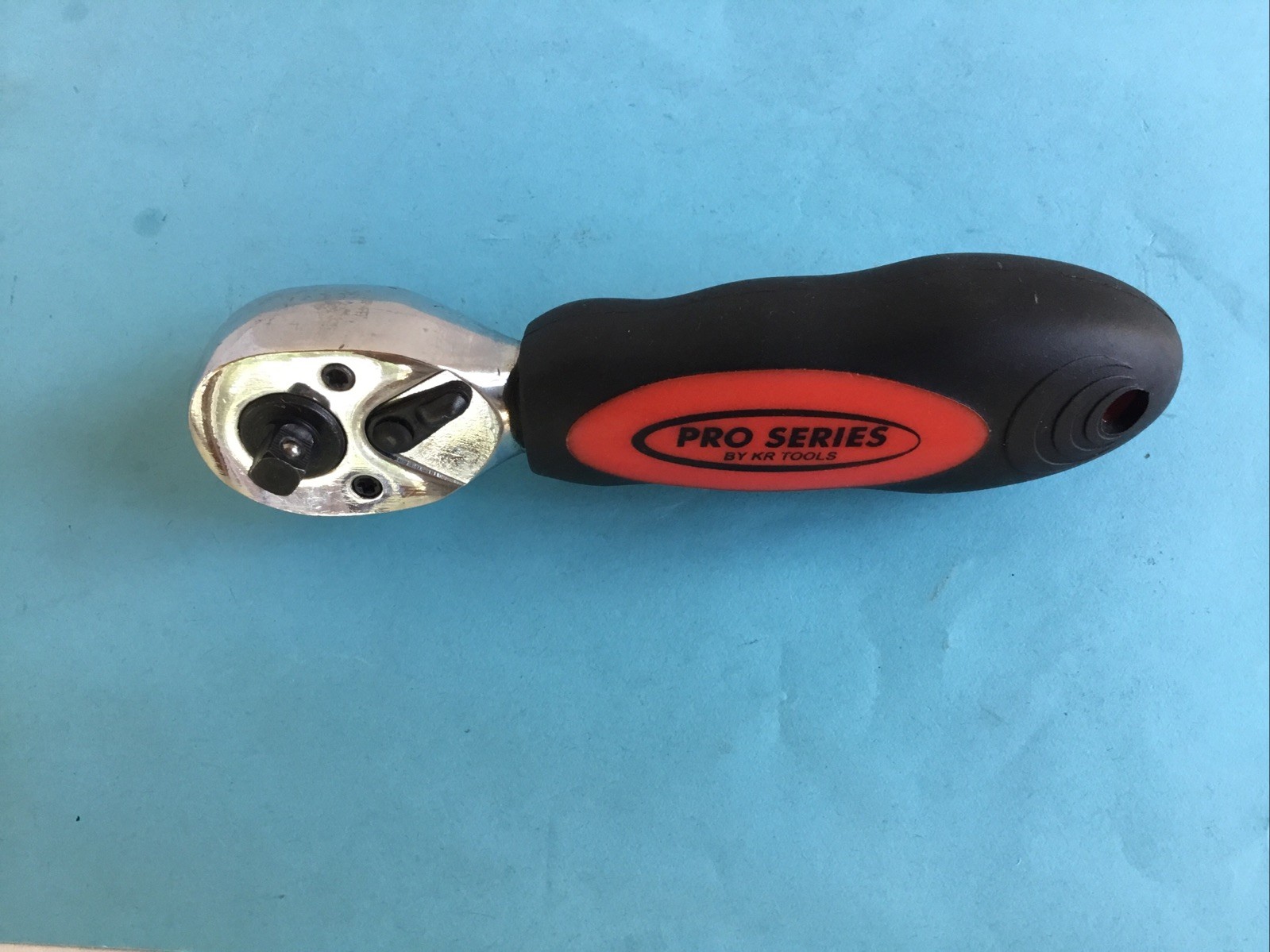 KR Tools Pro Series 5 1/2″ Dual Drive 1/4″ & 3/8″ Drive Reversible Ratchet EUC