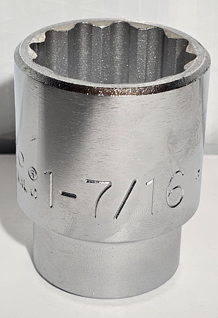 PROTO 1-7/16 Inch Proto 12-point 5546 Socket 3/4 Inch Drive