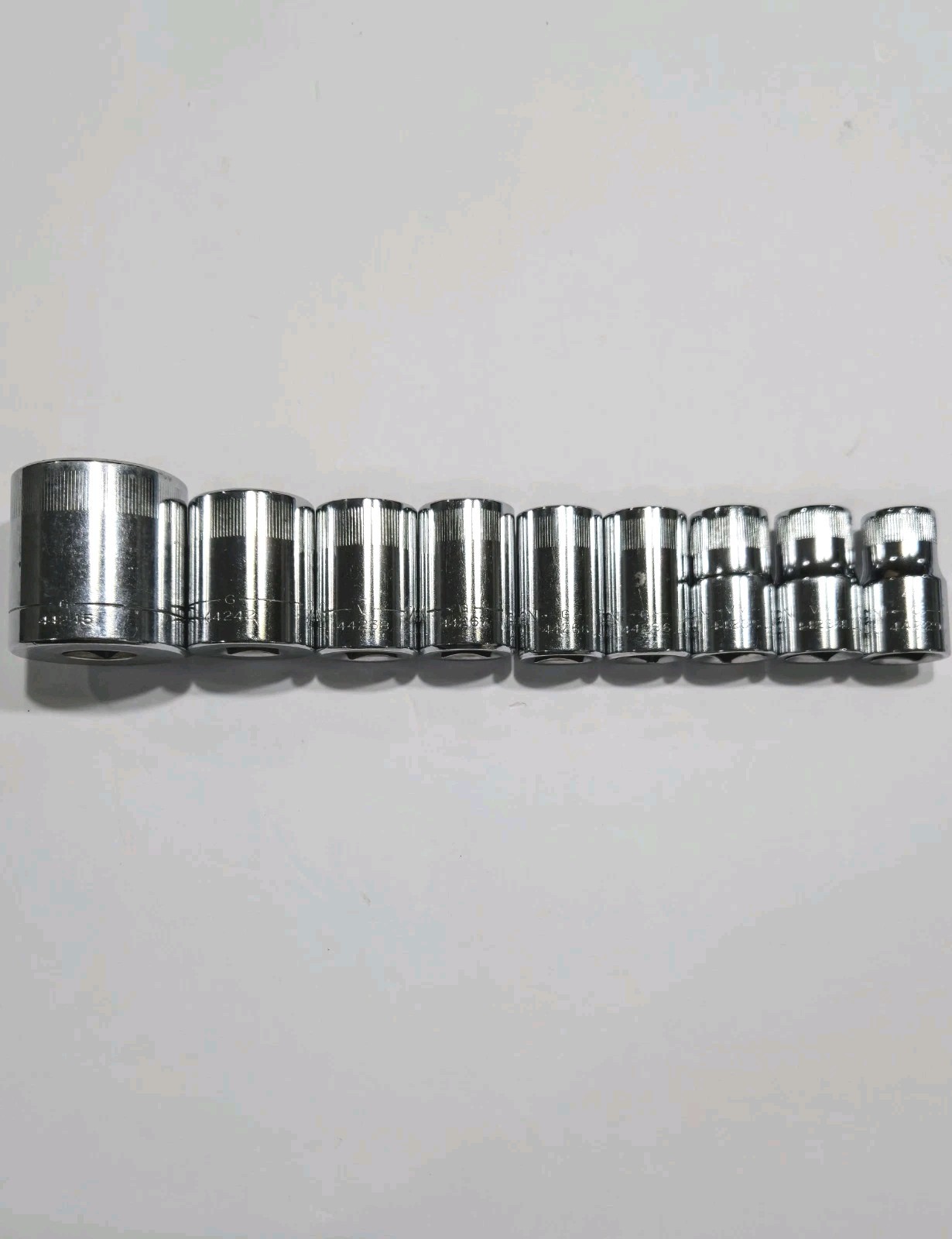 Craftsman USA 9 pc Metric Socket Set – 1/2″ Drive**READ**
