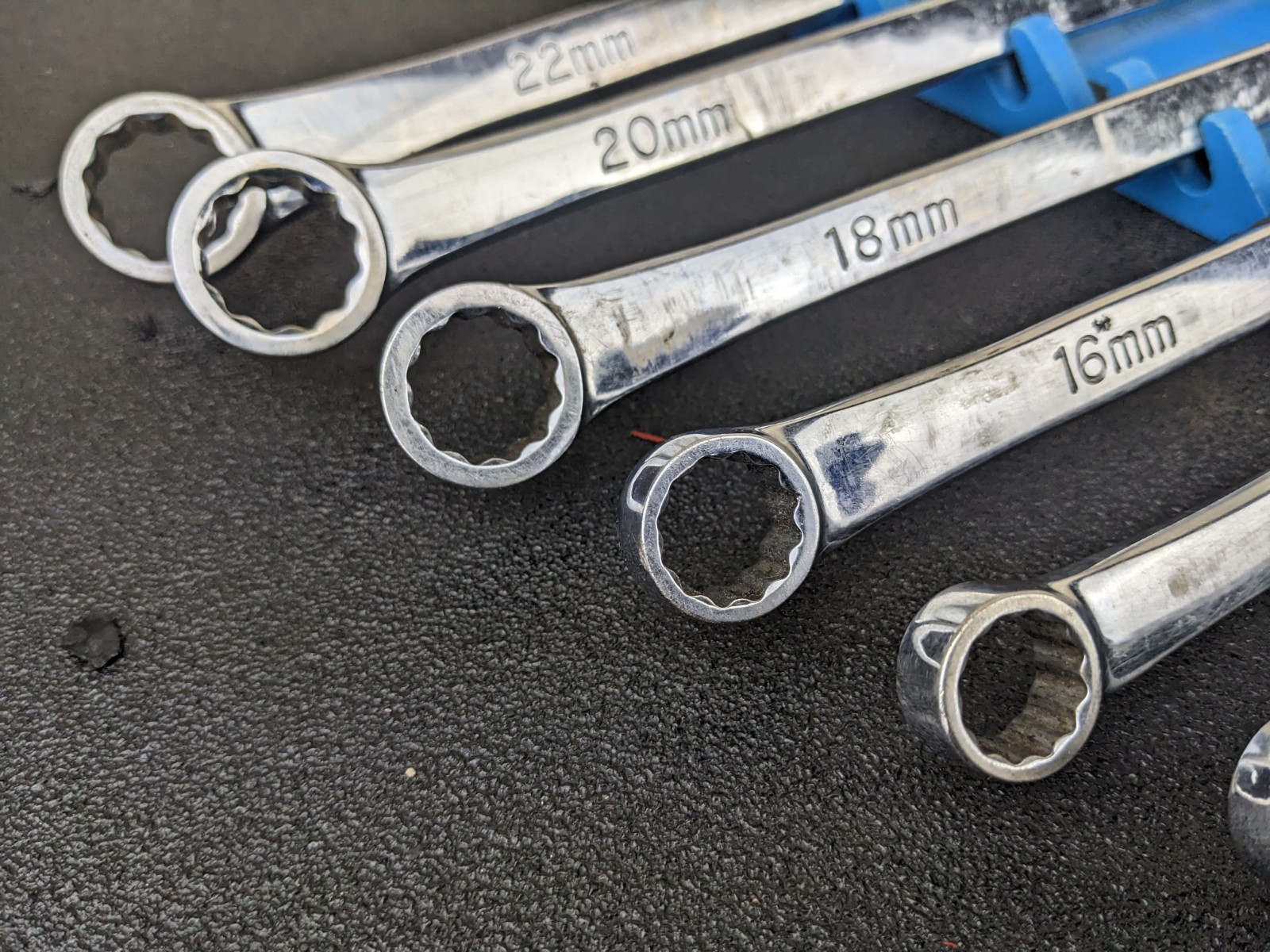 #bn786 Cornwell WBWMLOHP7ST Long Metric MM Box End Wrench Set 12 pt 8mm to 22mm