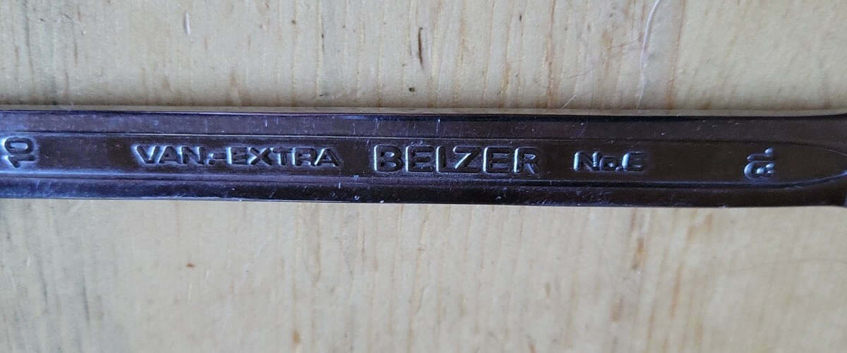 NO.6 Belzer Van-Extra 10MM 13MM Combination Wrench Germany Excellent Pre-owned