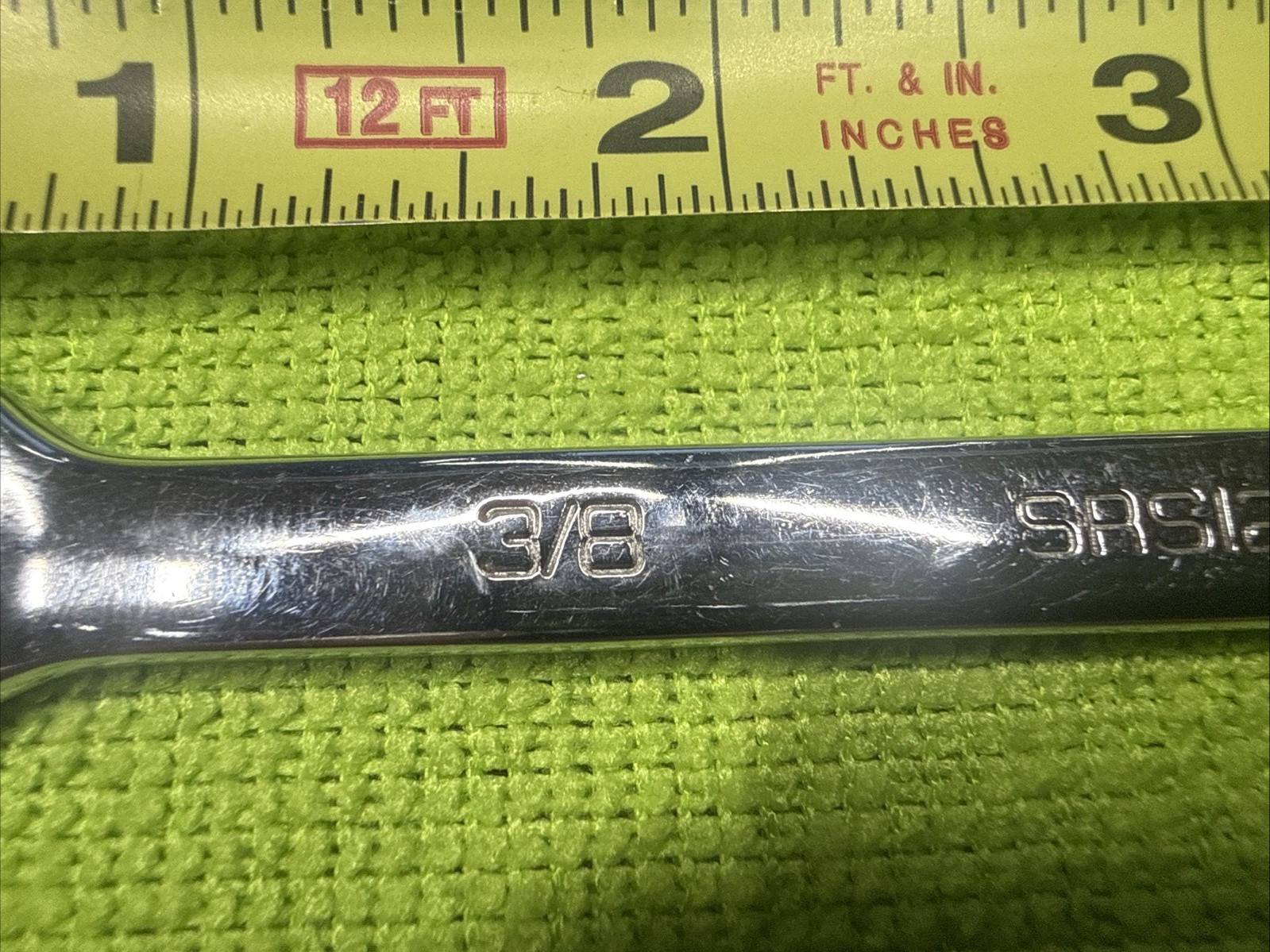 Snap on Tools Flank Drive Open End Speed Wrench 3/8 USA made