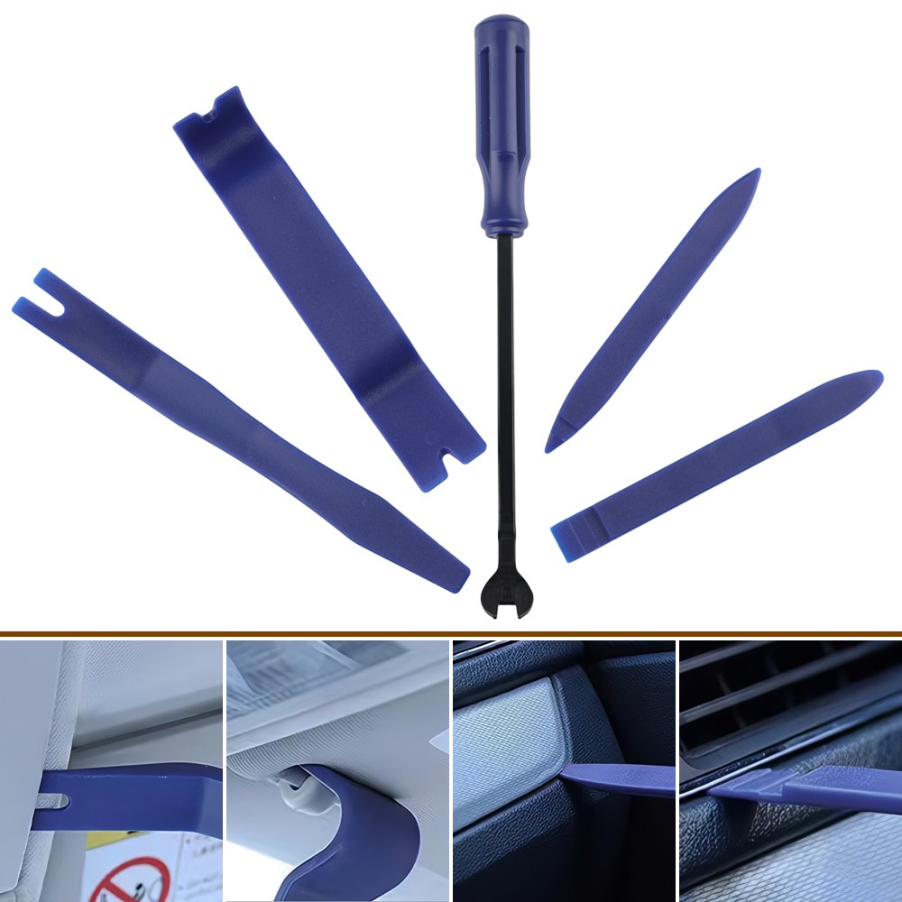 6PCS Automotive Trim Removal Handle Tool Retainer Door Panel Fastener Pliers US