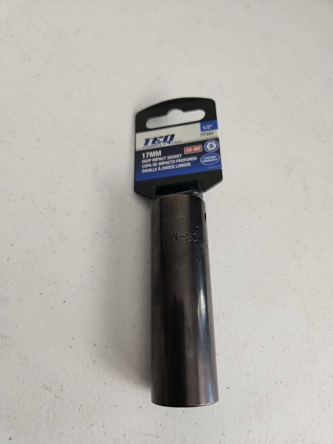 TEQ correct Pro 17mm 1/2″ CR-MO Deep Impact Socket