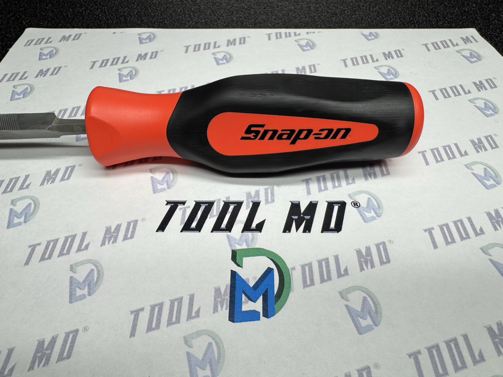 Snap-on Tools NEW ORANGE Soft Grip Three Square Triangle Blade File SGHF614B 6T