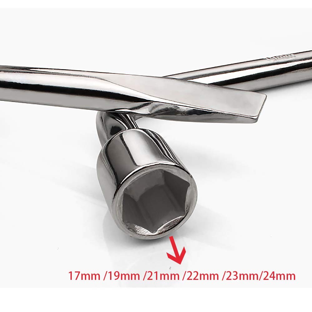 21MM Wheel Nut Wrench Chrome Vanadium Steel LType Wheel Nut Wrench Allen Sch…