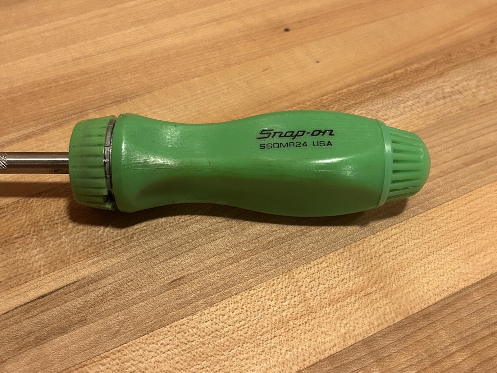Snap-on Tools | SSDMR24G (Green) 24” Extra Long Ratcheting Screwdriver + 5 Bits