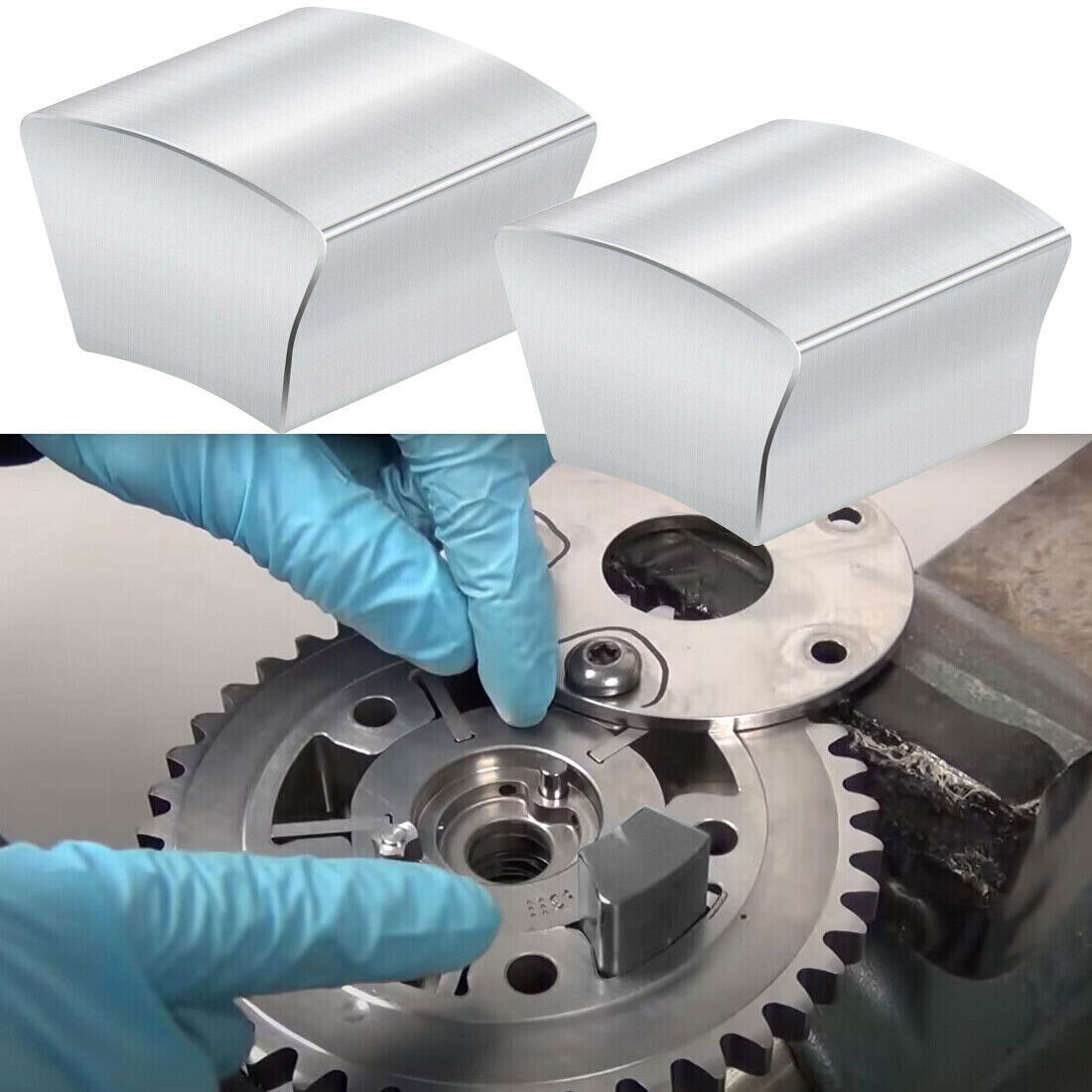 Cam Phaser Lockout Aluminum Block Fit for Ford F150 4.6L 5.4L 2004-2010