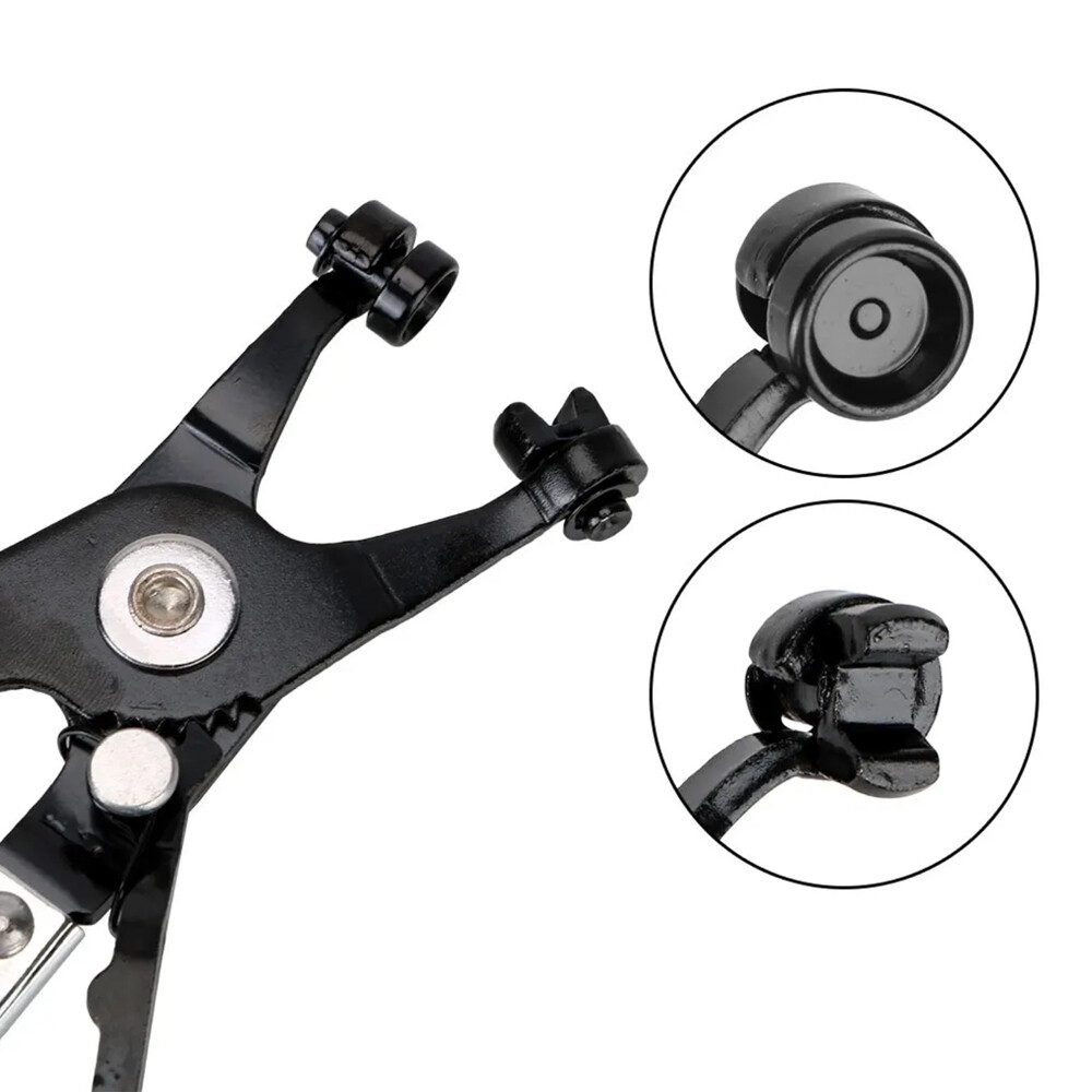 Automotive Spring Clamp Pliers Hose Clamp Removal Repair Swivel Flat Band Tool