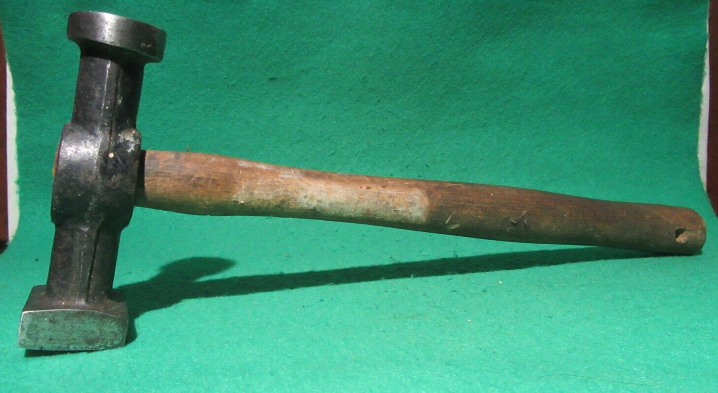 Vintage Auto Body Sheet Metal Dinging Bumping Hammer Tool 15 Oz