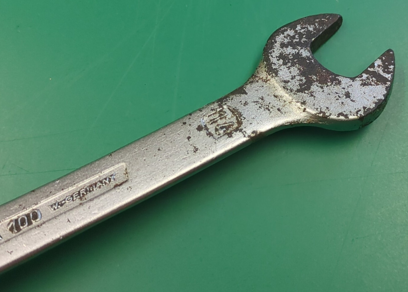 Vintage Elora No100 14mm x 15mm open Ended Spanner Made In West Germany