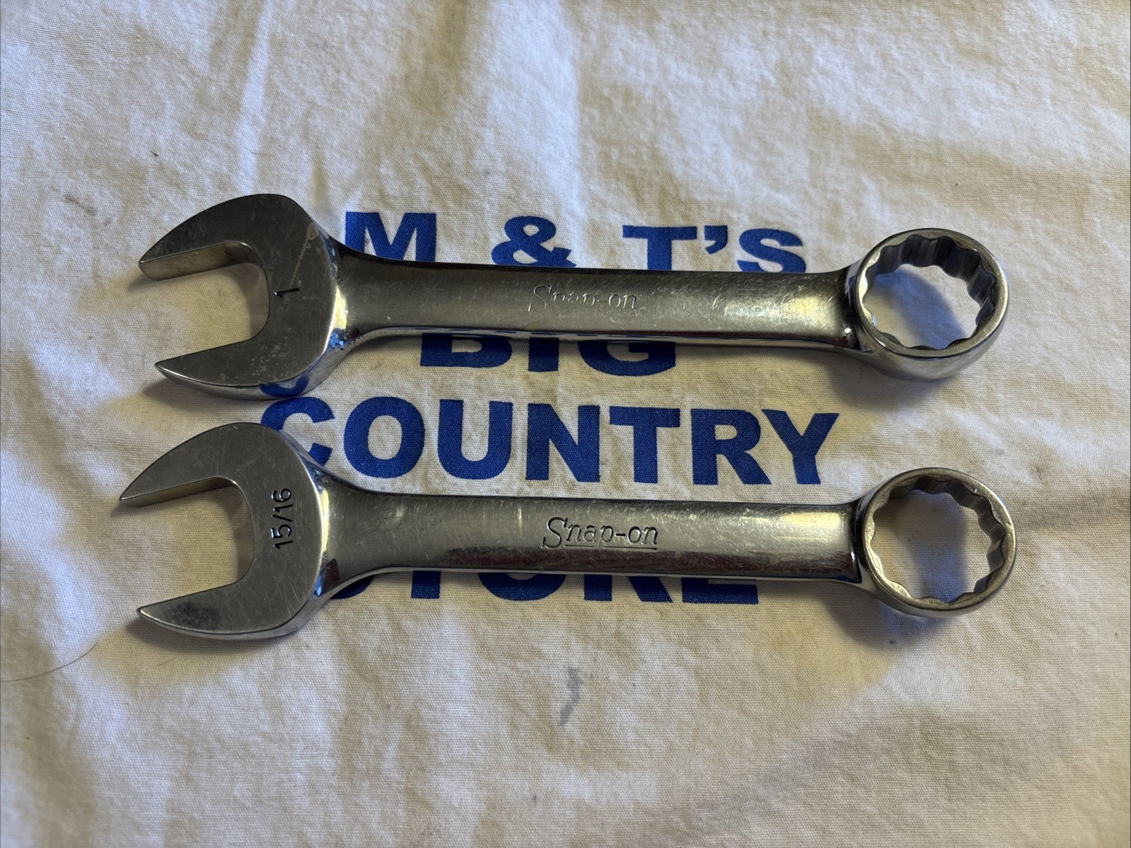 Snap-on Tools USA 2pc 12pt Combination Wrench Set OEX300, OEX320
