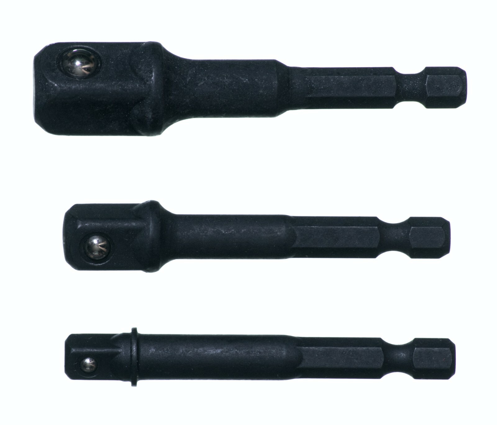 Titan 12082 – 3 Piece 2-3/4″ Impact Socket Adapter Set – 1/4in. 3/8in. 1/2 inch