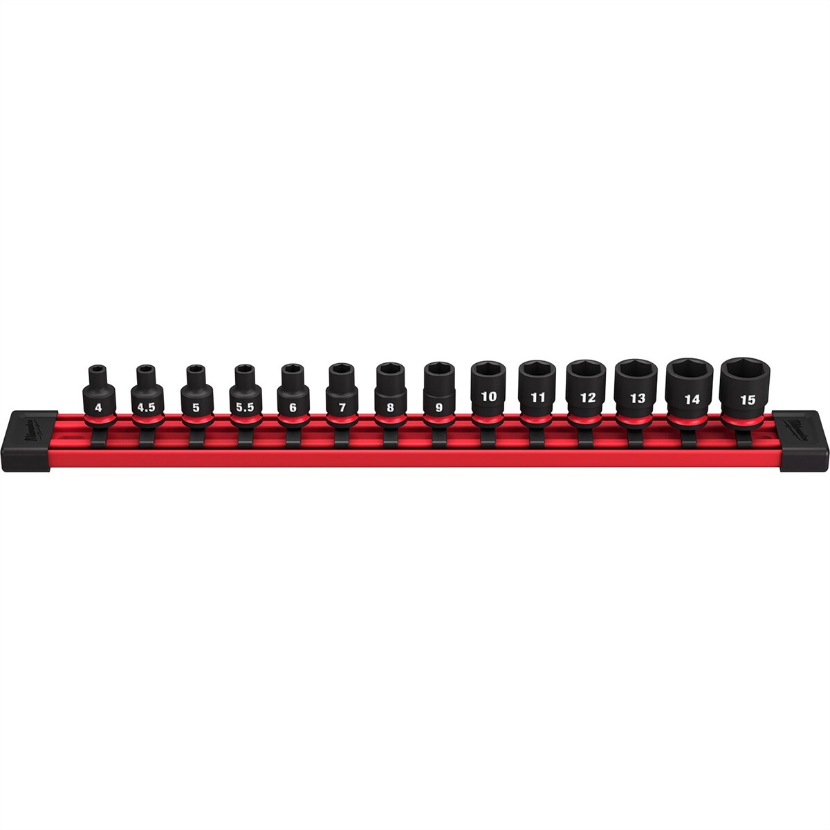 14PC SHOCKWAVE Impact Duty™ Metric Standard 6 Point Socket Set Milwaukee Tool