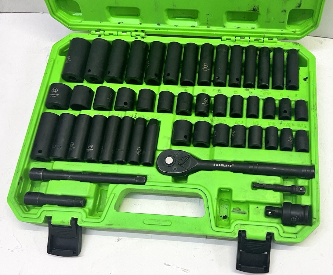 High-Quality Swanlake Impact Socket Set, 49-Piece