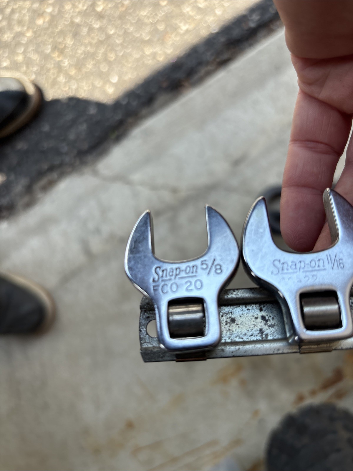 Snap On And Proto USA Crowfoot Line Wrench Set 5/8,11/16,3/4,13/16,7/8