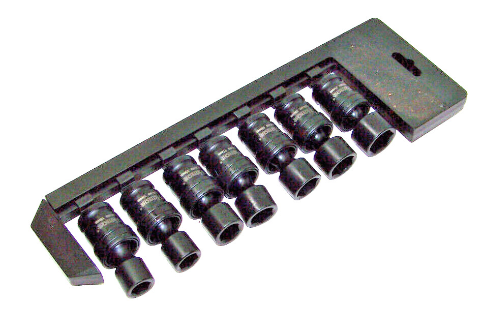 7 Pc 1/2″ Drive Universal Swivel Impact Socket 13, 14, 15, 17, 18. 19, 21 Metric