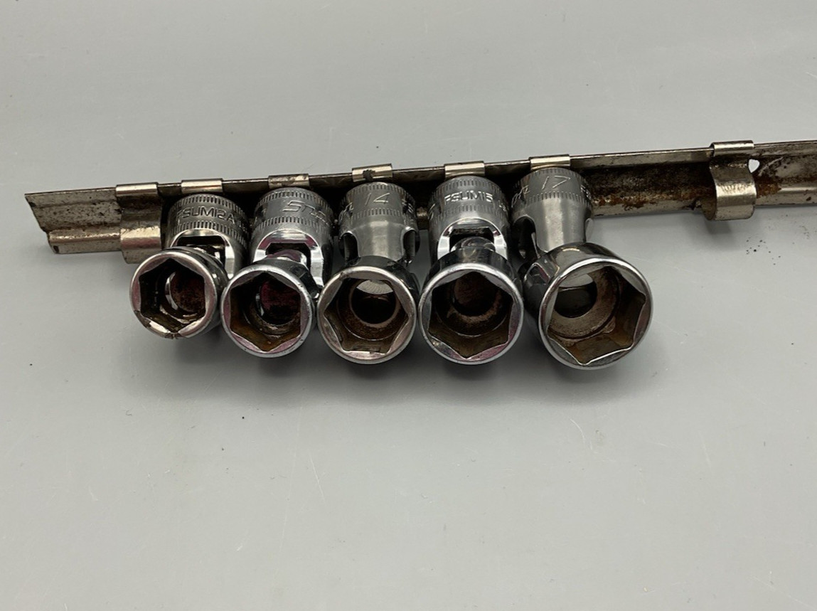 Snap On 3/8″ Drive Swivel Head Socket Set (206FSUMA) *Pre-Owned* Free Shipping
