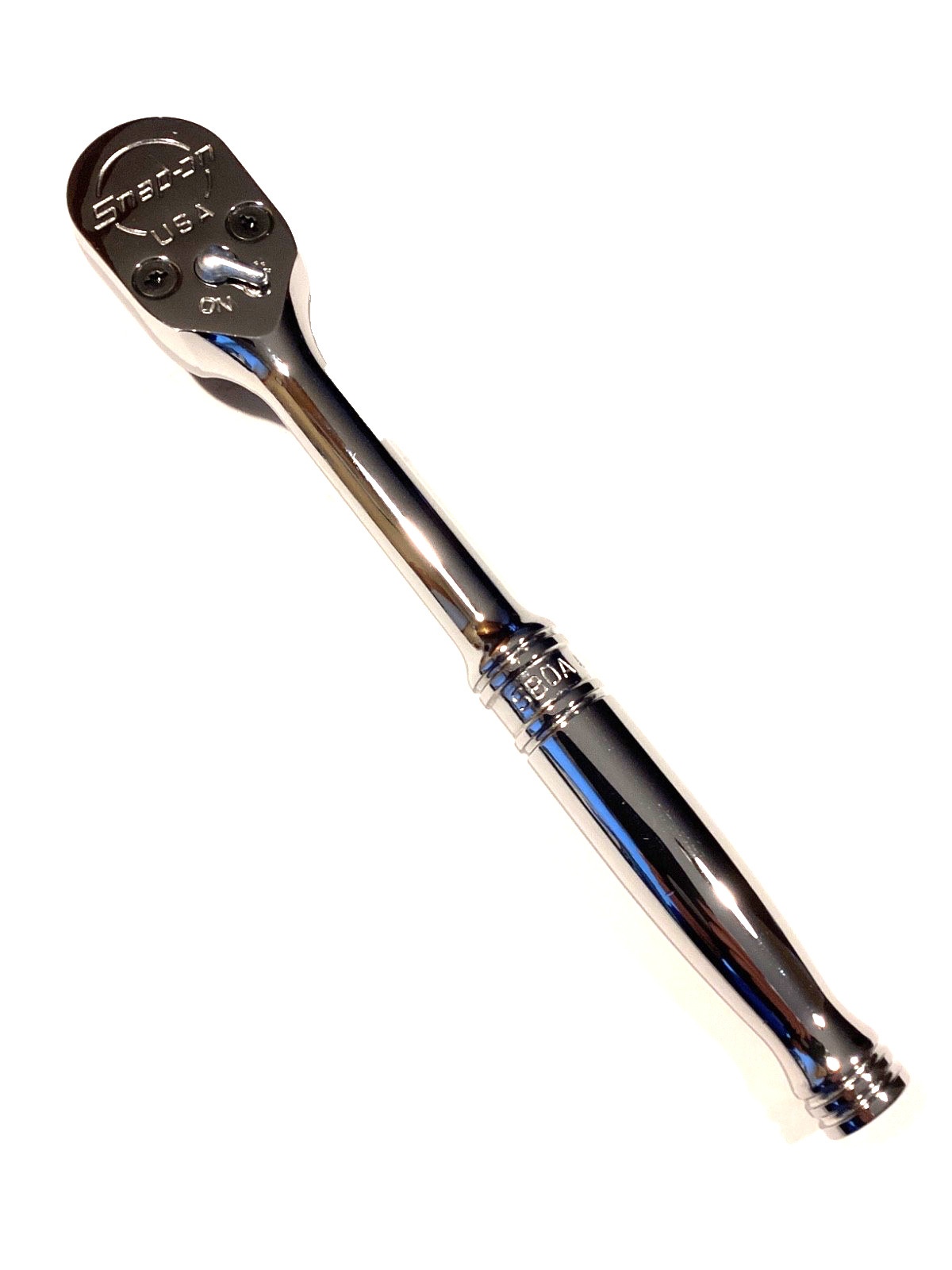 Snap On Tools USA NEW 1/2″ Drive 10.5” Long Standard Handle Chrome Ratchet S80A