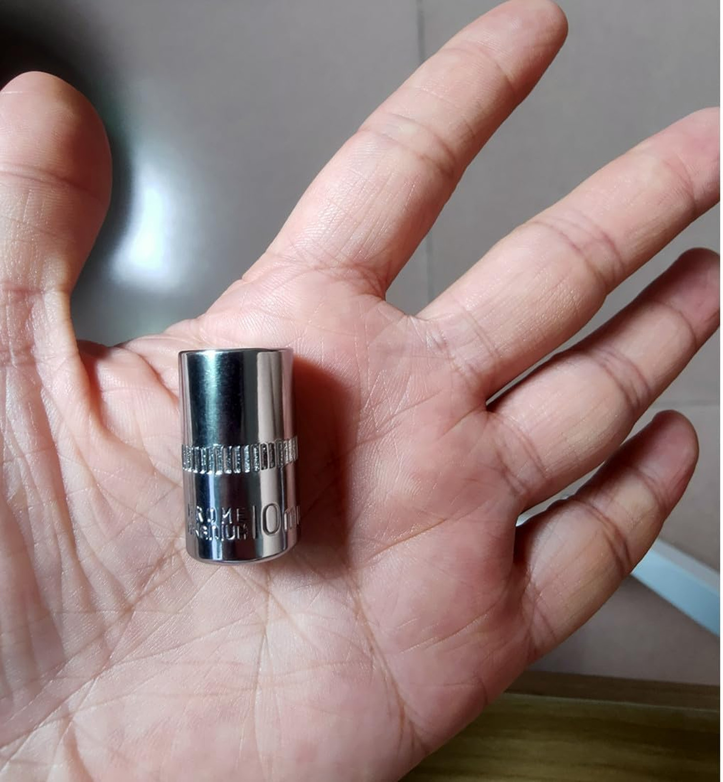 1/4 Inch Drive 10mm Chrome Vanadium Steel Socket Set 6 Point Shallow Well