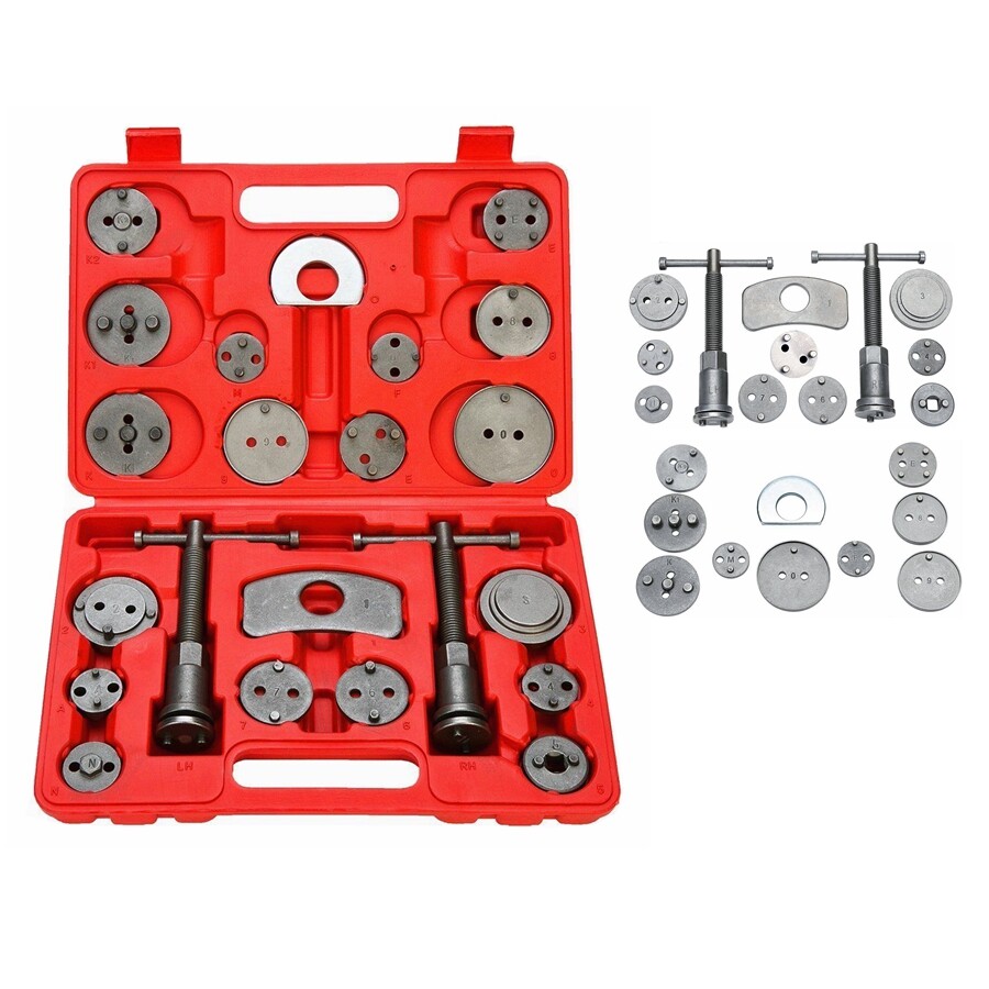 New Set(27) Universal Disc Brake Caliper Piston Wind Rewind Brake Hand Tool Set
